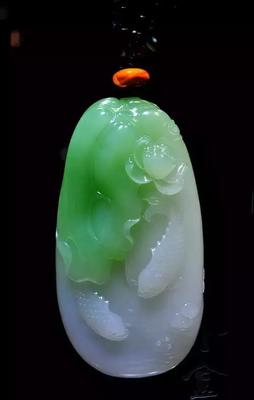 不動(dòng)明王翡翠牌子 護(hù)身鎮(zhèn)宅的慈悲威能